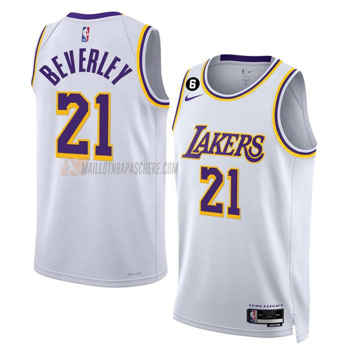 maillot patrick beverley los angeles lakers de 21 homme blanc association edition 2023