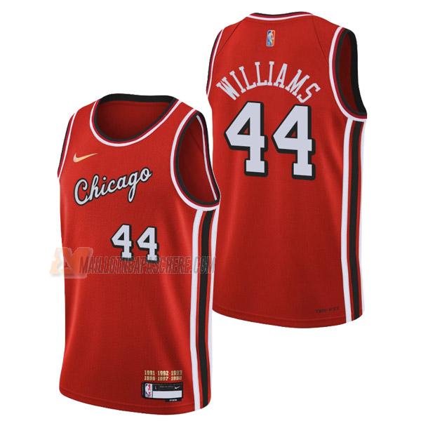 maillot patrick williams chicago bulls de 44 homme rouge city edition 2022