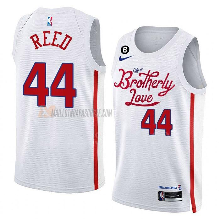 maillot paul reed philadelphia 76ers de 44 homme blanc city edition 2023