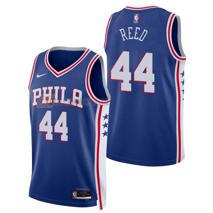 maillot paul reed philadelphia 76ers de 44 homme bleu icon edition 2023