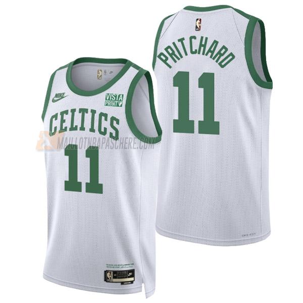 maillot payton pritchard boston celtics de 11 homme blanc classic edition 2022