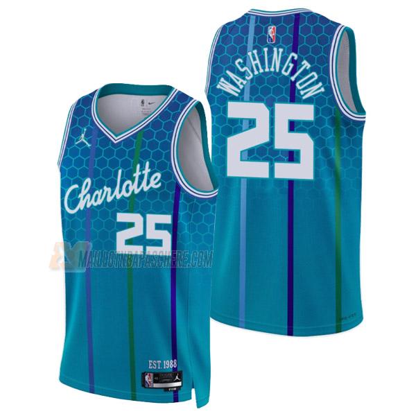 maillot pj washington charlotte hornets de 25 homme vert city edition 2022