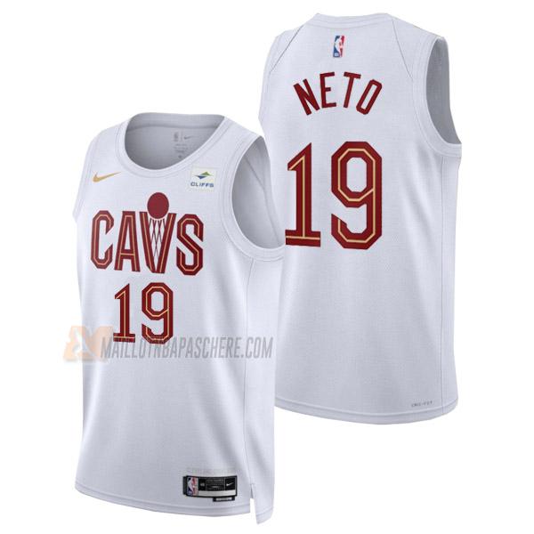 maillot raul neto cleveland cavaliers de 19 homme blanc association edition 2023