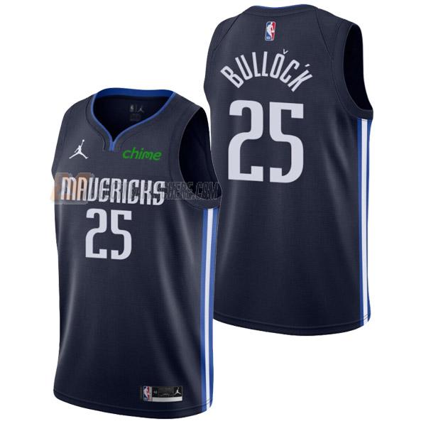 maillot reggie bullock dallas mavericks de 25 homme bleu marine statement edition 2022