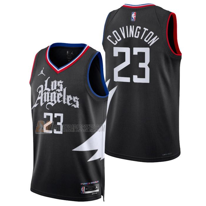 maillot robert covington los angeles clippers de 23 homme noir statement edition 2023