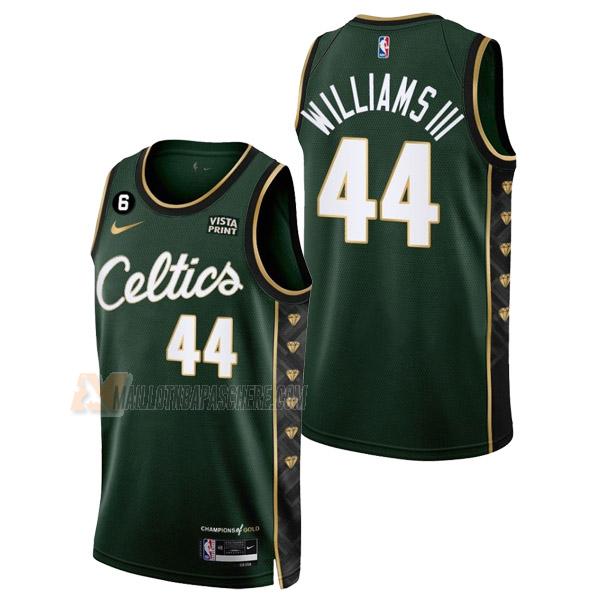 maillot robert williams iii boston celtics de 44 homme vert city edition 2023