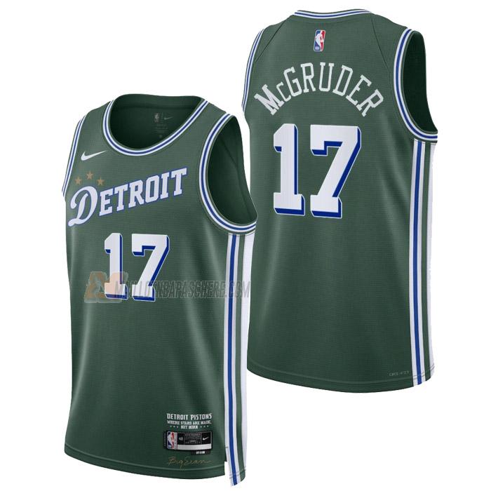 maillot rodney mcgruder detroit pistons de 17 homme vert city edition 2023