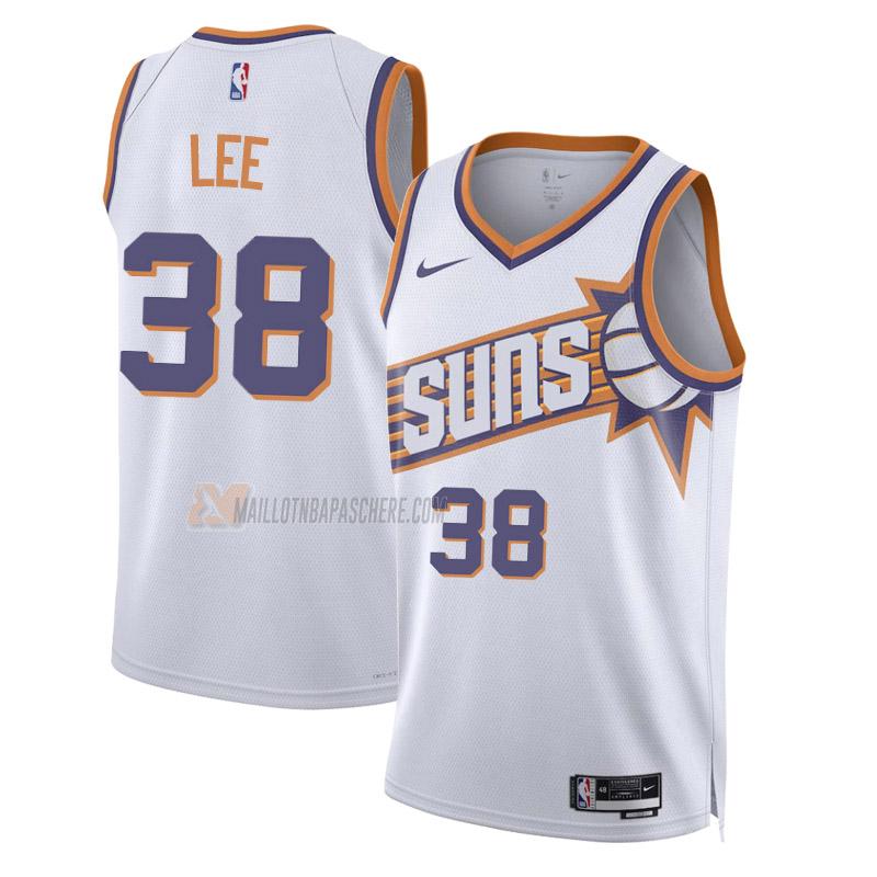 maillot saben lee phoenix suns de 38 homme blanc association edition 2023-24