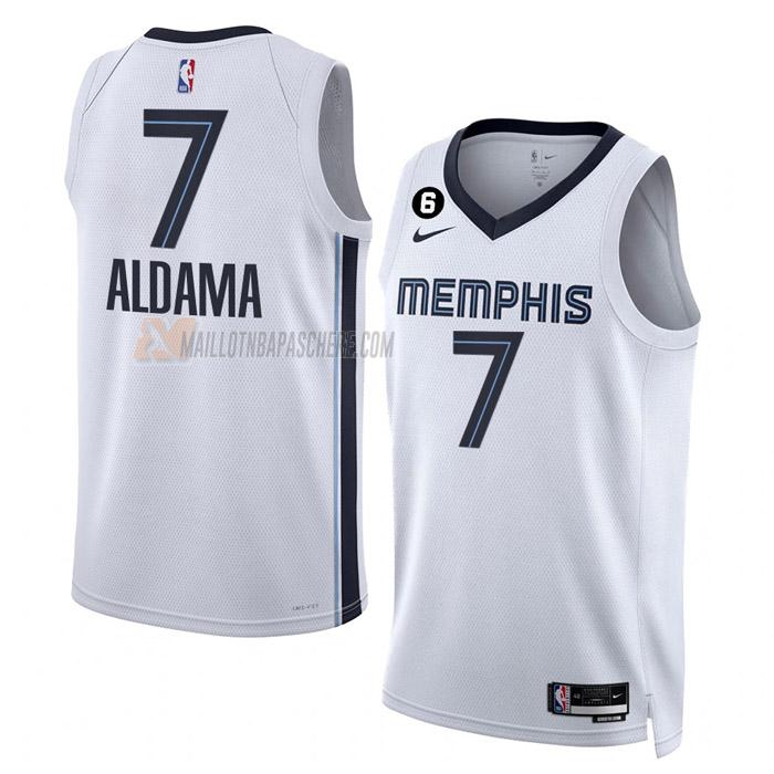 maillot santi aldama memphis grizzlies de 7 homme blanc association edition 2023