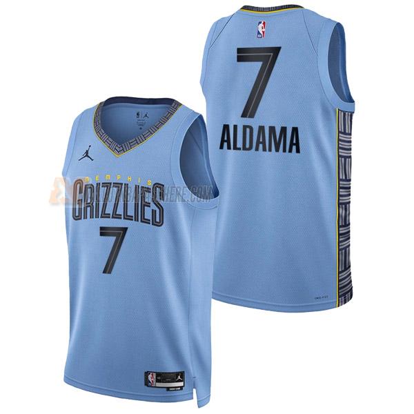 maillot santi aldama memphis grizzlies de 7 homme bleu statement edition 2023