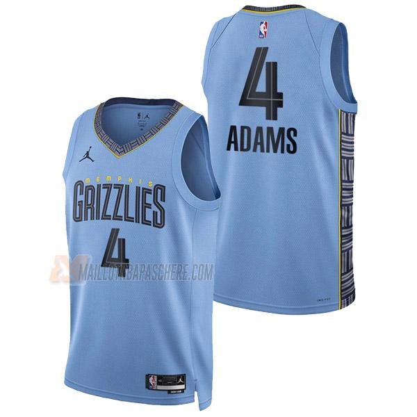 maillot steven adams memphis grizzlies de 4 homme bleu statement edition 2023