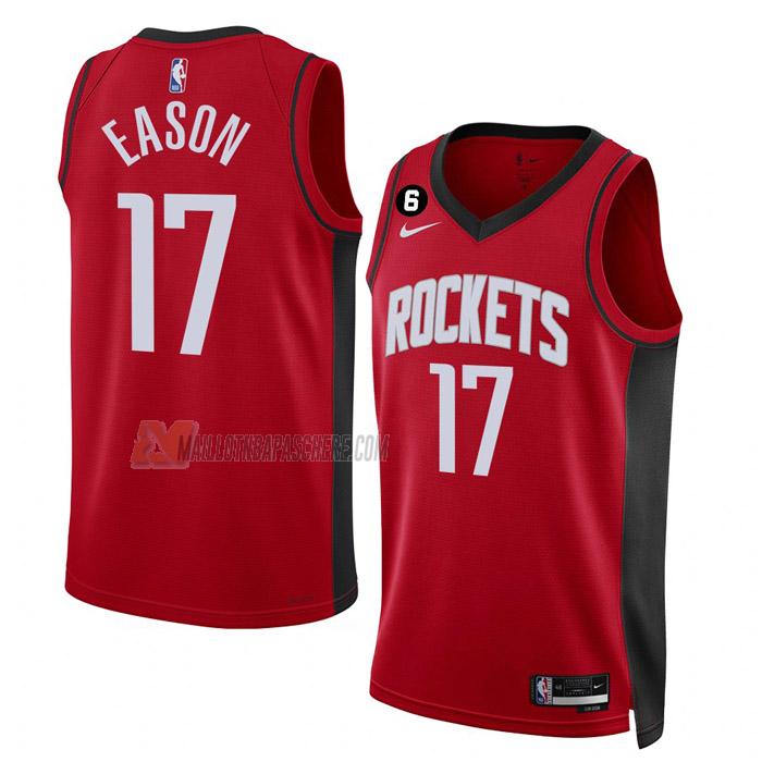 maillot tari eason houston rockets de 17 homme rouge icon edition 2023