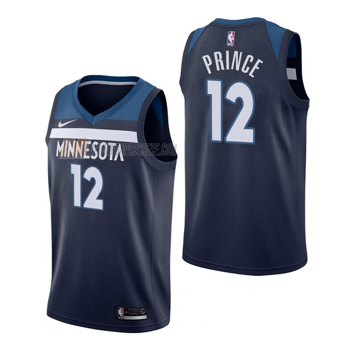 maillot taurean prince minnesota timberwolves de 12 homme bleu marine icon edition 2023