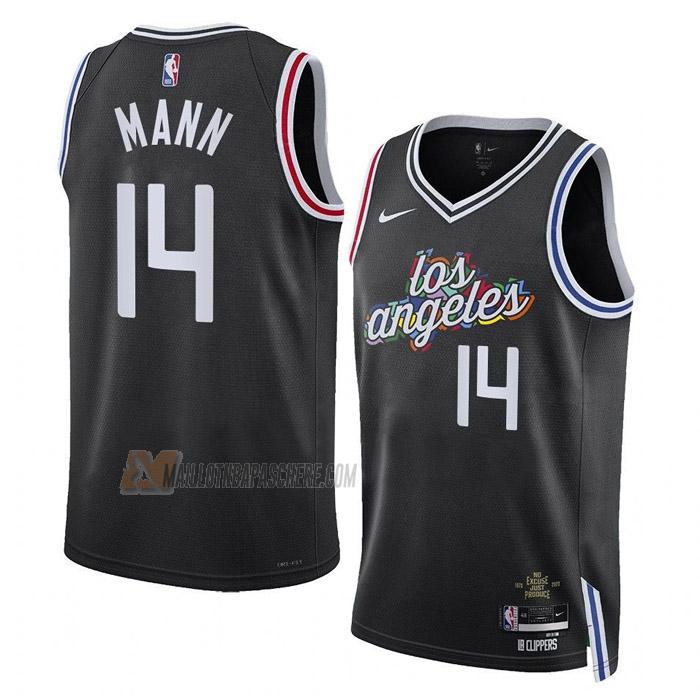 maillot terance mann los angeles clippers de 14 homme noir city edition 2023