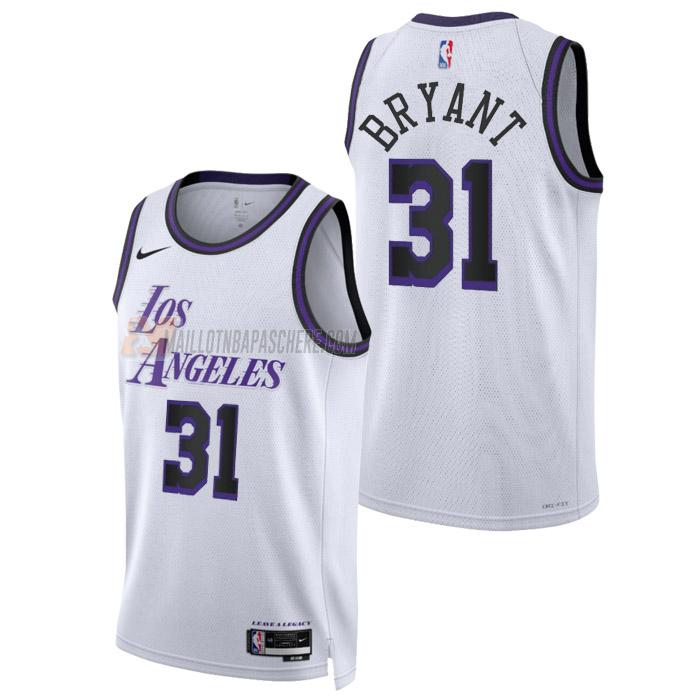 maillot thomas bryant los angeles lakers de 31 homme blanc city edition 2023