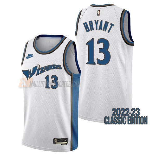 maillot thomas bryant washington wizards de 13 homme blanc classic edition 2023