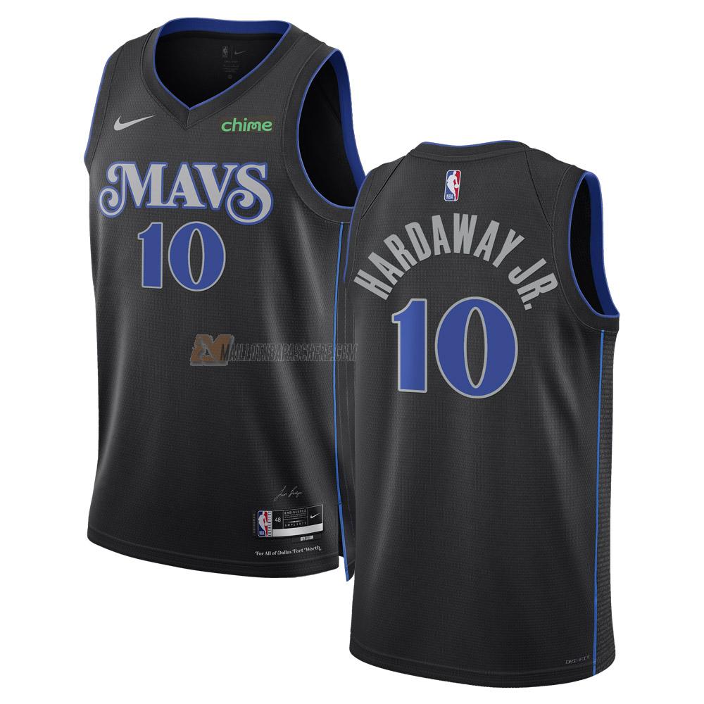 maillot tim hardaway jr dallas mavericks de 10 homme noir city edition 2023-24