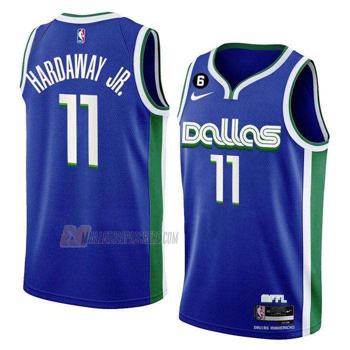 maillot tim hardaway jr dallas mavericks de 11 homme bleu city edition 2023