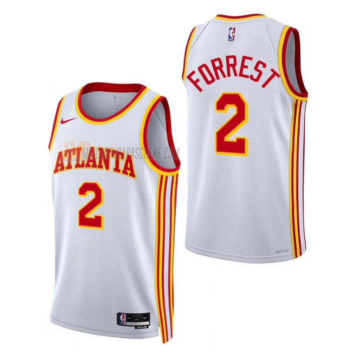 maillot trent forrest atlanta hawks de 2 homme blanc association edition 2023