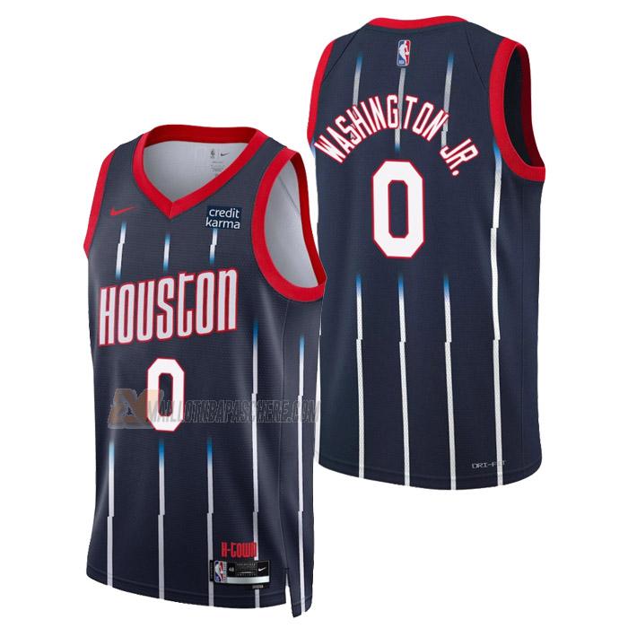 maillot tyty washington houston rockets de 0 homme bleu city edition 2023