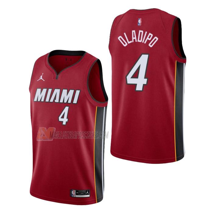 maillot victor oladipo miami heat de 4 homme rouge statement edition 2023