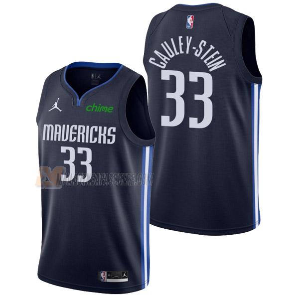 maillot willie cauley-stein dallas mavericks de 33 homme bleu marine statement edition 2022