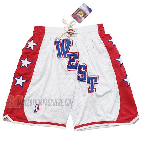 shorts de basket all-star de blanc just don 2004