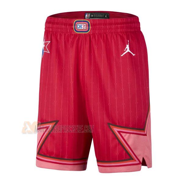 shorts de basket all-star de rouge 2020