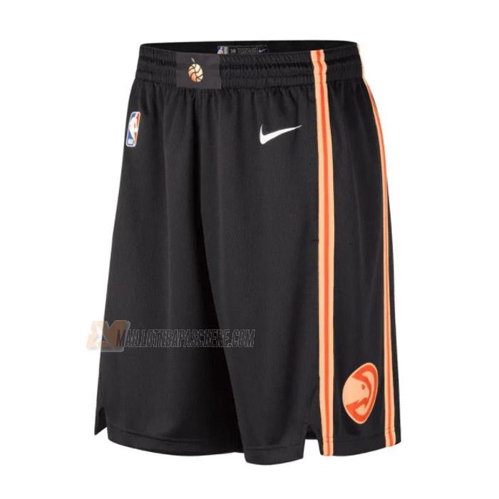 shorts de basket atlanta hawks de noir city edition 2023