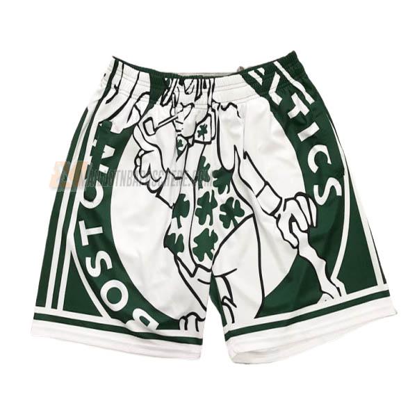 shorts de basket boston celtics de vert big face