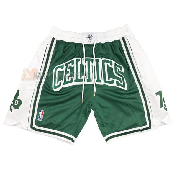 shorts de basket boston celtics de vert just don city edition 2022