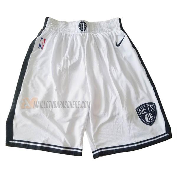 shorts de basket brooklyn nets de blanc association edition 2023