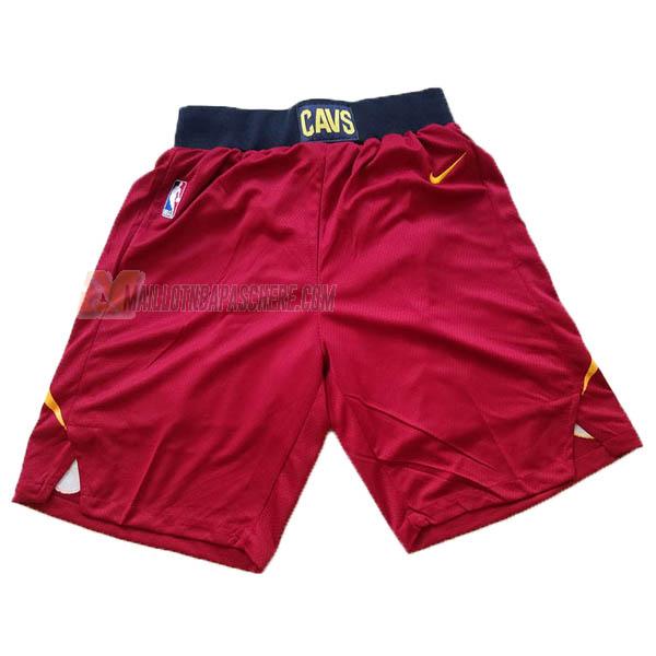 shorts de basket cleveland cavaliers de rouge icon edition 2022