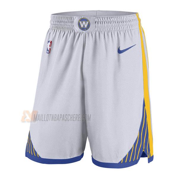 shorts de basket golden state warriors de blanc association edition 2023