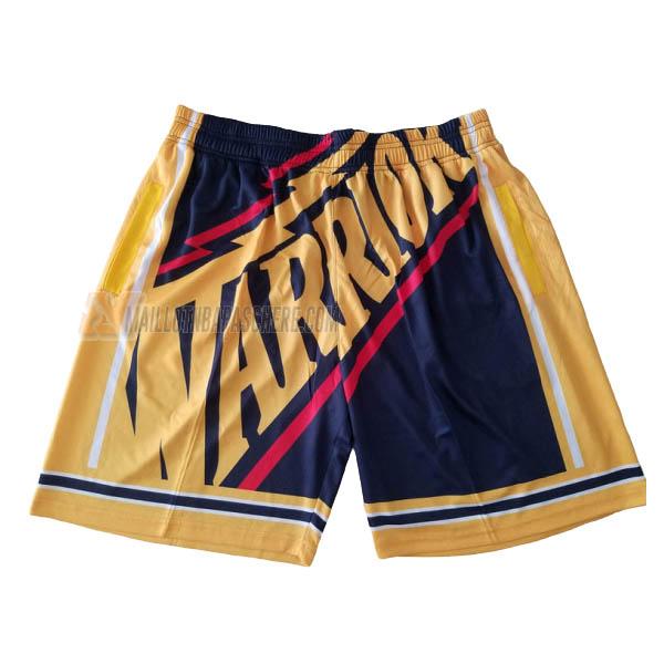 shorts de basket golden state warriors de bleu big face