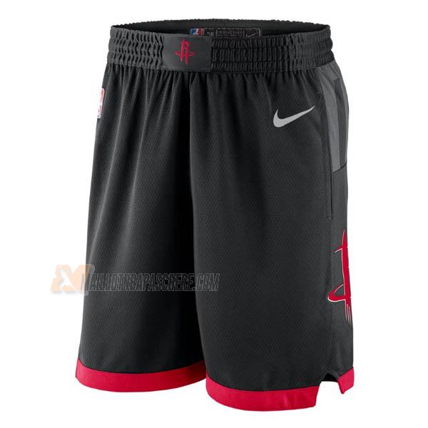 shorts de basket houston rockets de noir statement edition 2023