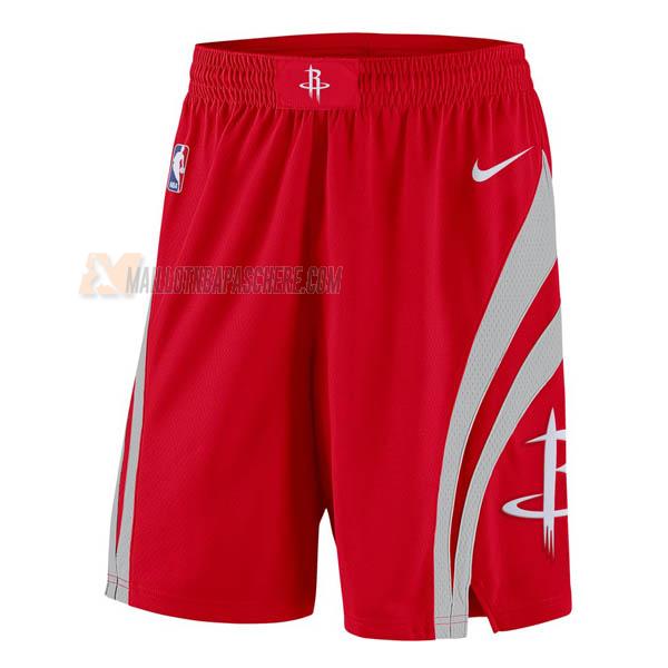 shorts de basket houston rockets de rouge classic edition 2017