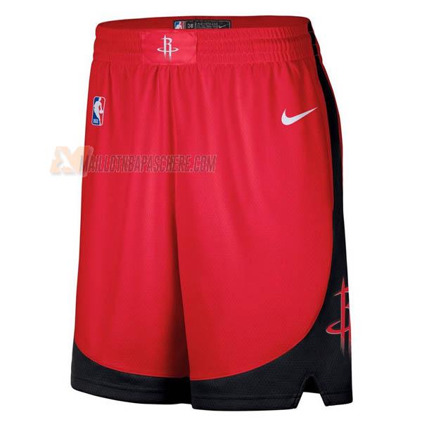 shorts de basket houston rockets de rouge icon edition 2023