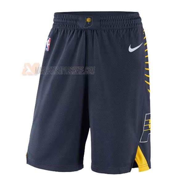 shorts de basket indiana pacers de bleu marine icon edition 2023