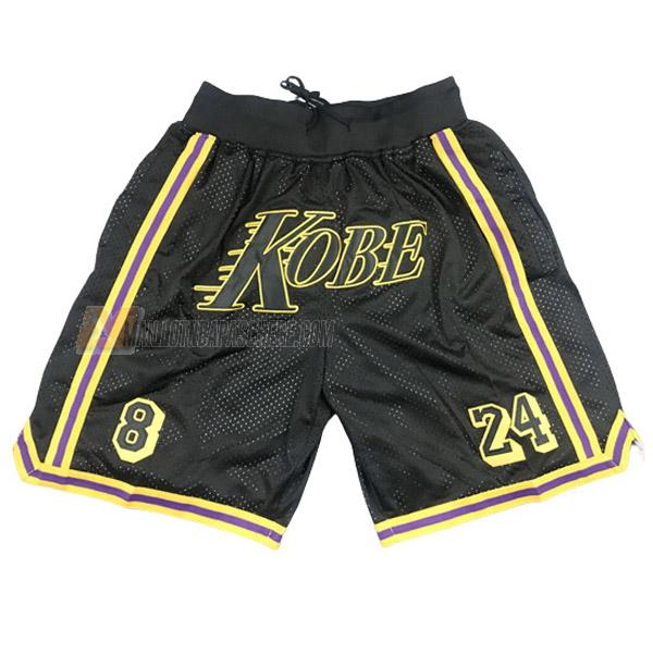 shorts de basket kobe bryant de noir just don