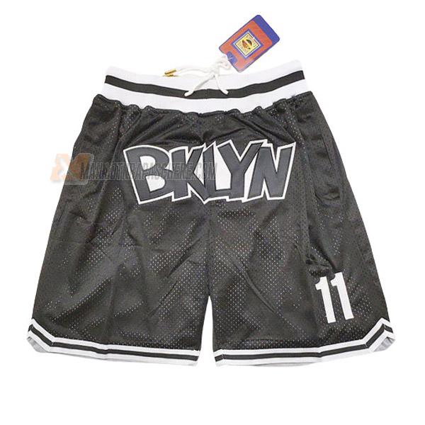 shorts de basket kyrie irving brooklyn nets de noir just don