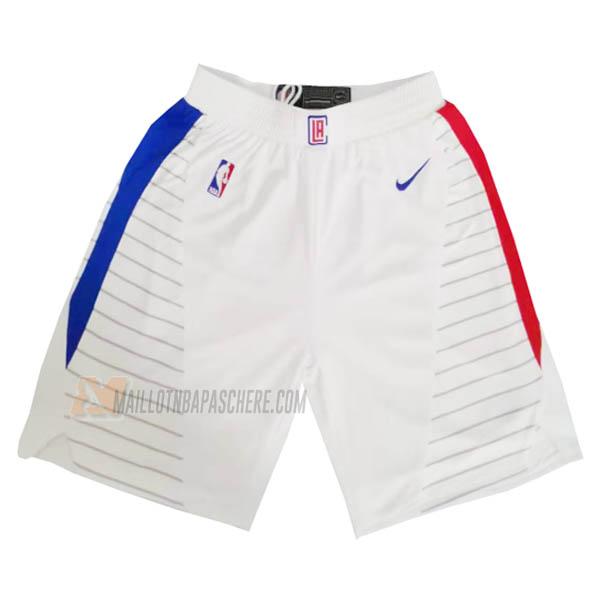 shorts de basket los angeles clippers de blanc association edition 2023