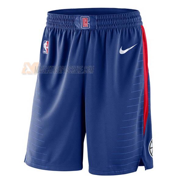 shorts de basket los angeles clippers de bleu icon edition 2023