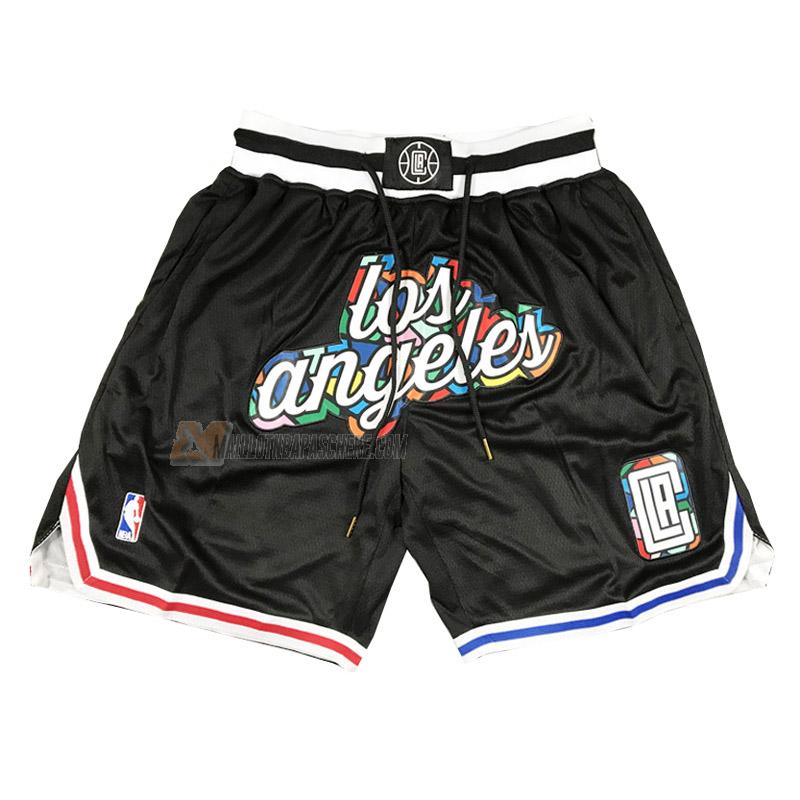 shorts de basket los angeles clippers de noir city edition 2023