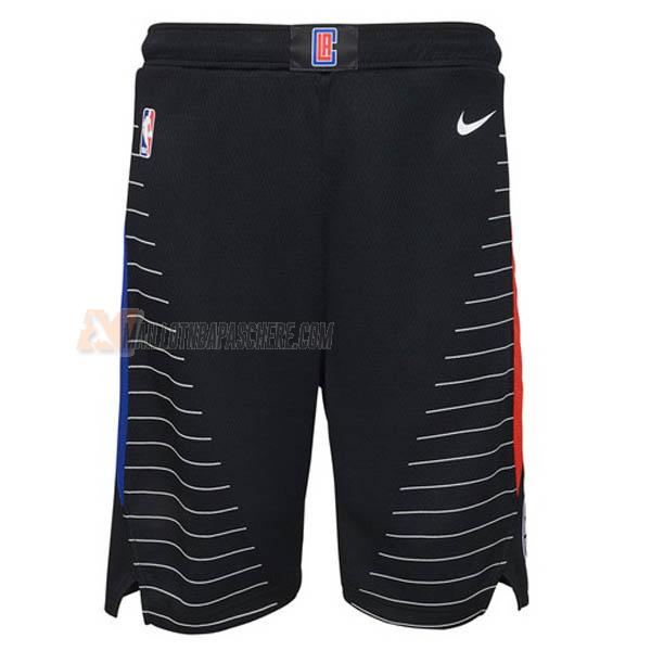 shorts de basket los angeles clippers de noir statement edition 2022