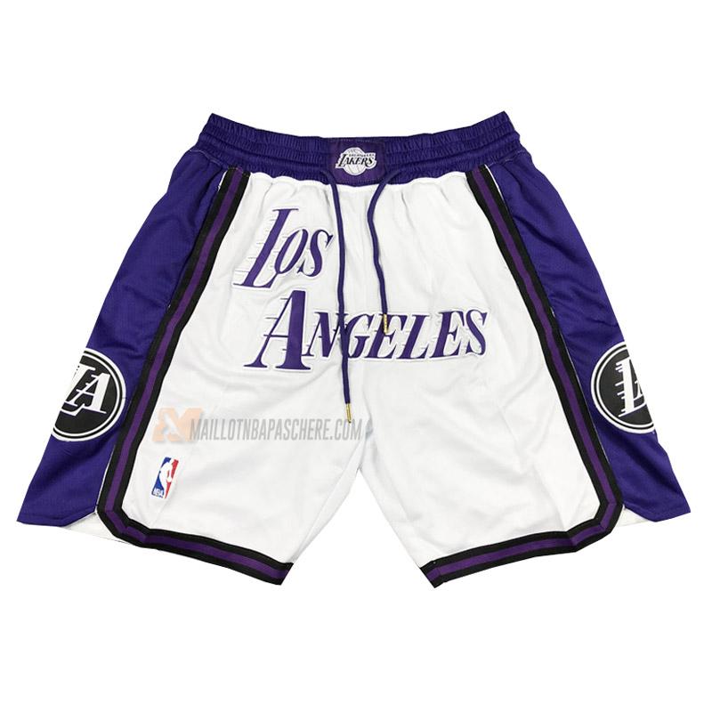 shorts de basket los angeles lakers de blanc city edition 2022-23