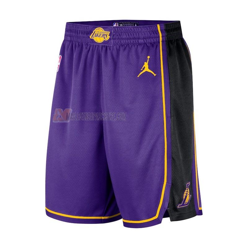 shorts de basket los angeles lakers de mauve statement edition 2023