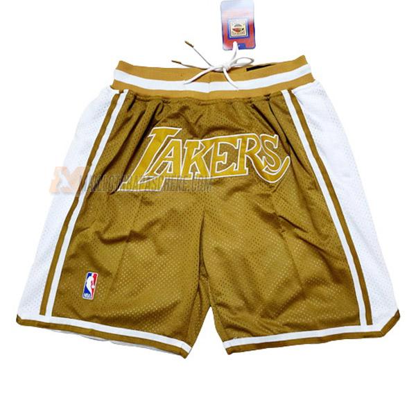 shorts de basket los angeles lakers de or just don