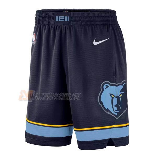 shorts de basket memphis grizzlies de bleu marine icon edition 2018