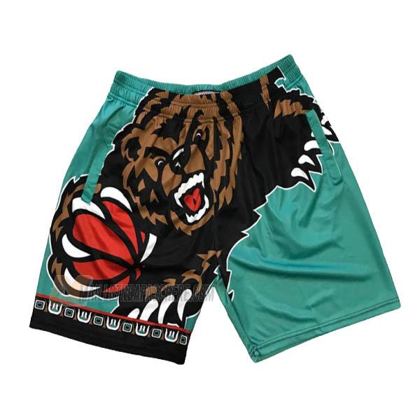 shorts de basket memphis grizzlies de vert big face